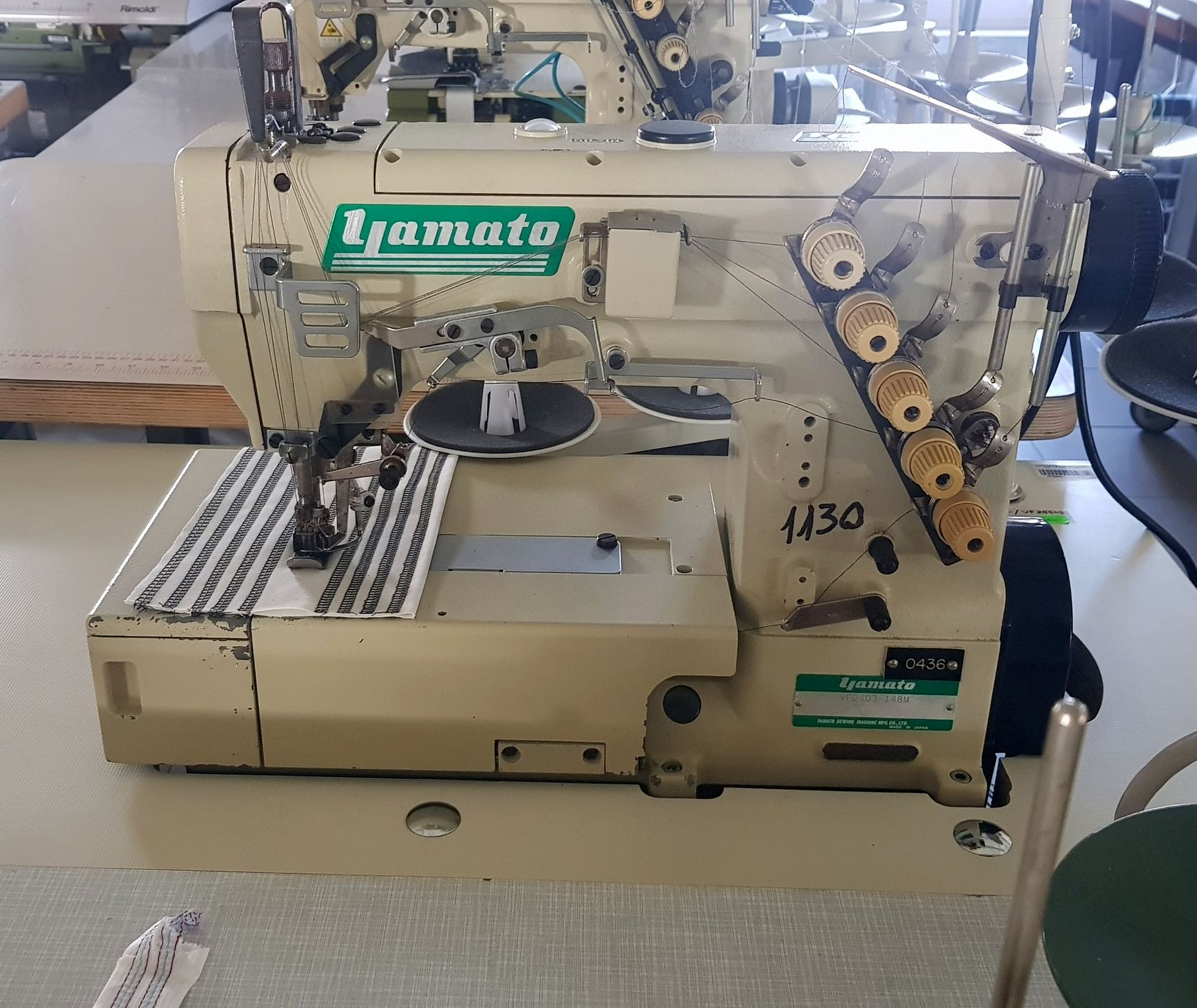 YAMATO VF 2403-148M Interlock Sewing Machine