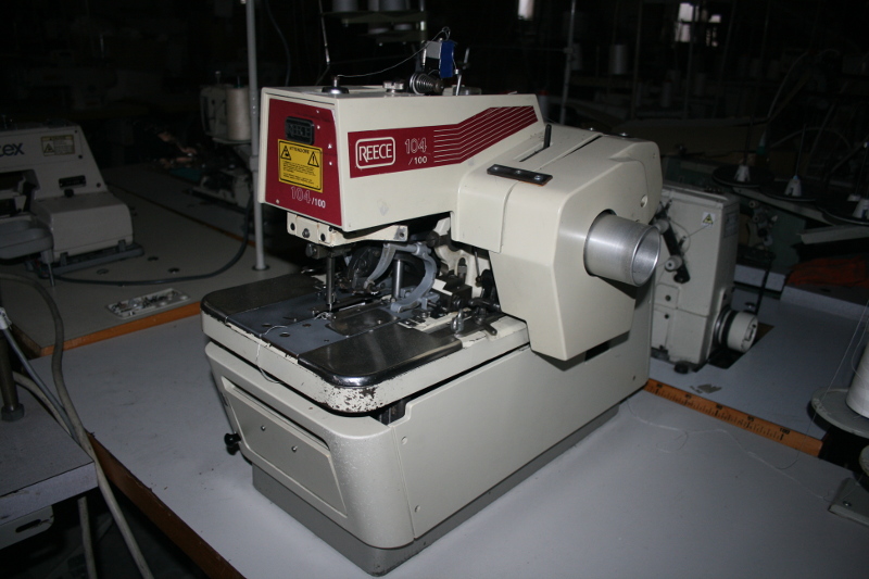 Reece 104 button holing machine