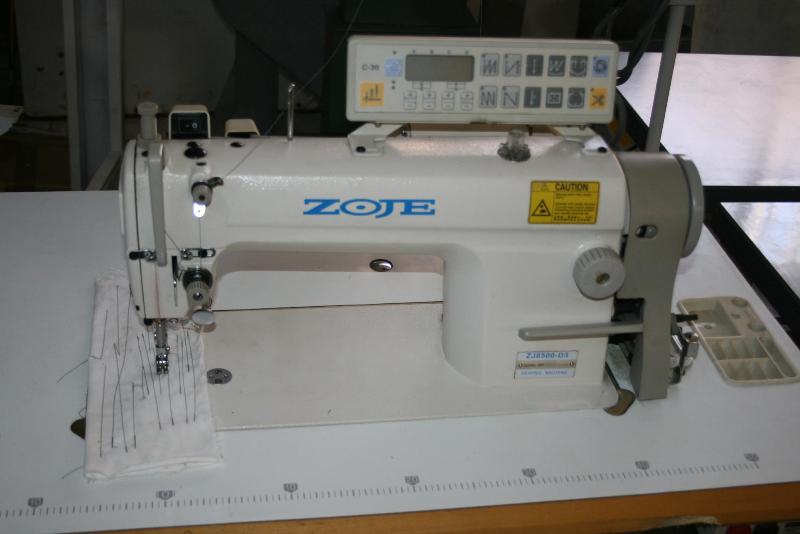 Linear sewing machine with automatic cutting and automatic reinforcement Zoje ZJ 8500-D3